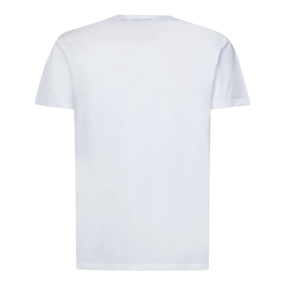 Ermenegildo Zegna Witte Ribgebreide T-shirts en Polos White Heren