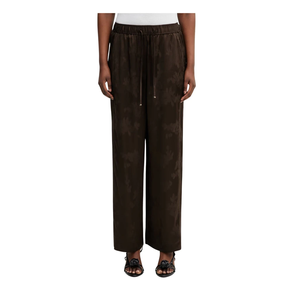 Ganni Donna Marrone Pantaloni, M, New,