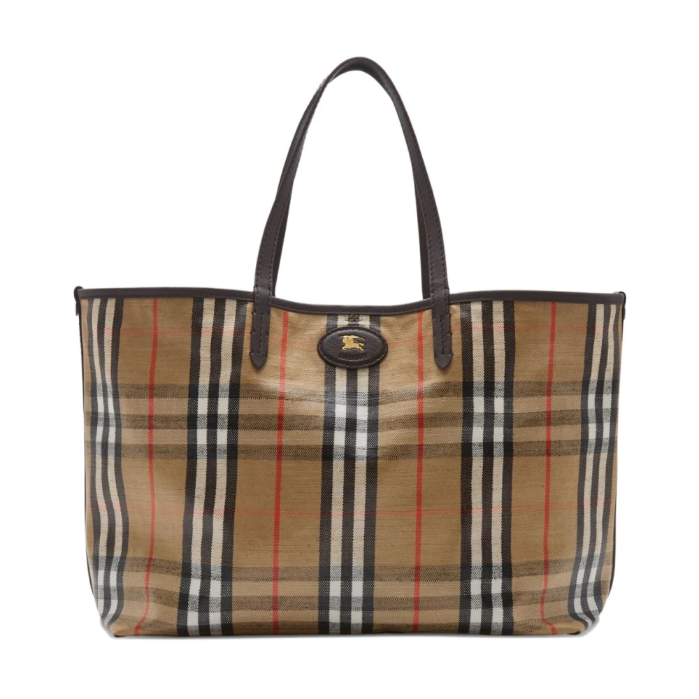 Burberry Women's Brown Leather Tote Bag - Shopping Bags - One Size - Bags
