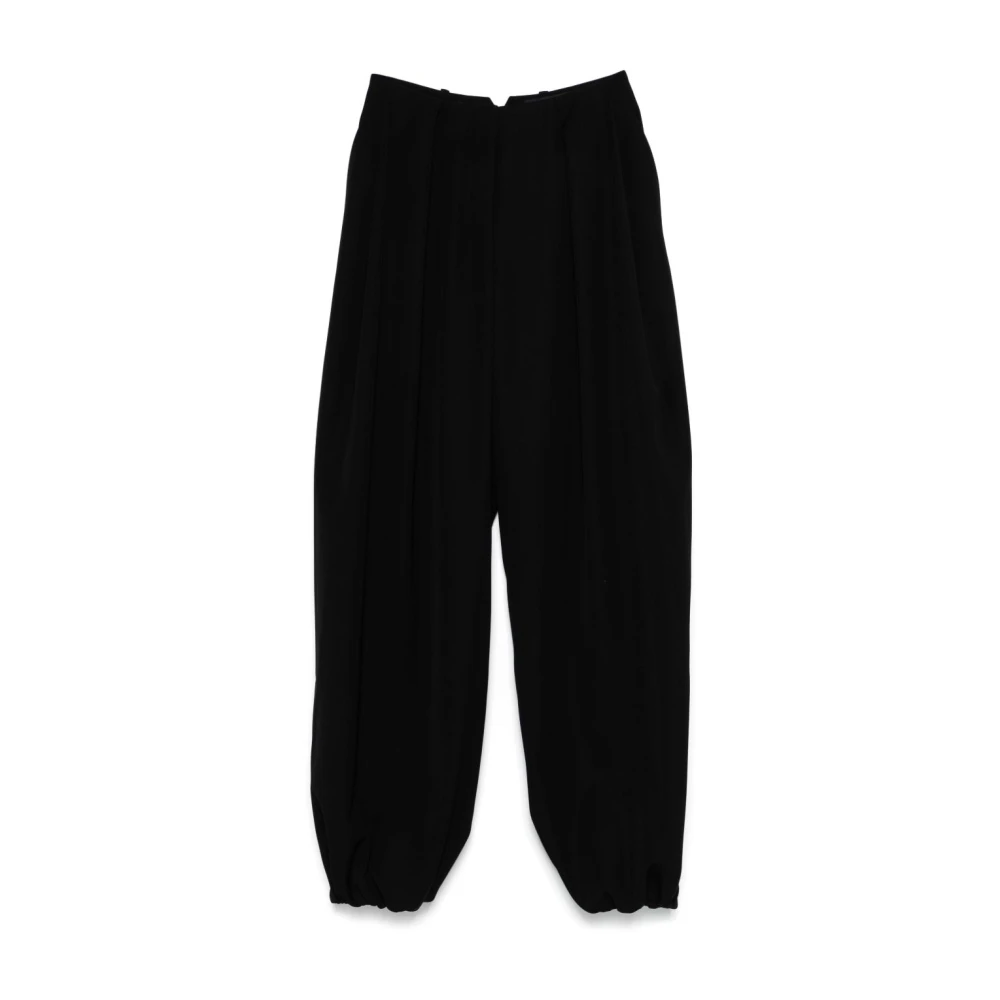 Jacquemus Zwarte elegante damesbroek Black Dames