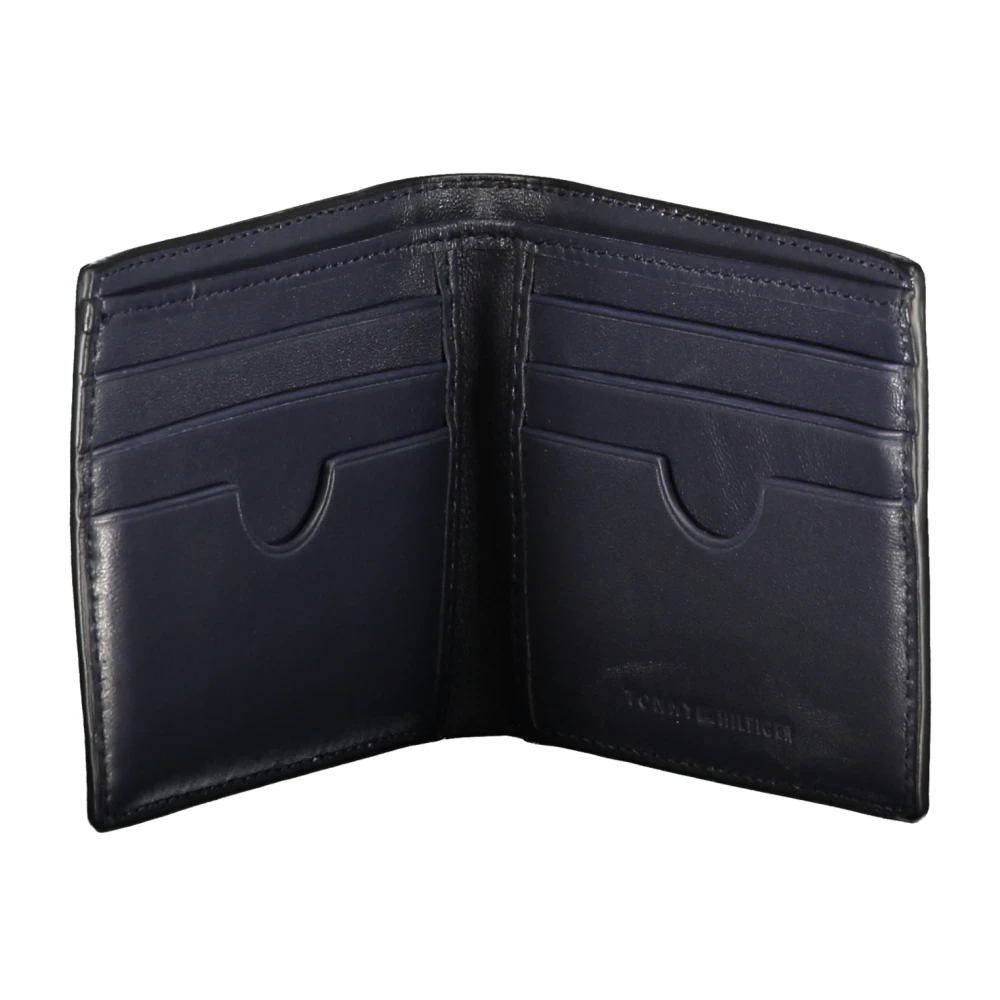 Tommy Hilfiger Heren Portemonnee Zwart Contrast Logo Black Heren