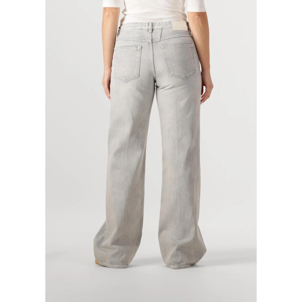 closed Rechte Pijp Grijze Jeans voor Dames Gray Dames
