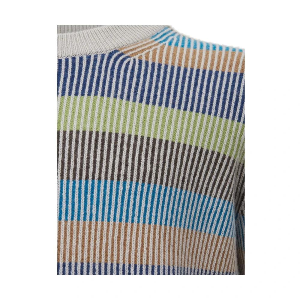 Gran Sasso Elegante Multicolor Kasjmier Trui Multicolor Heren