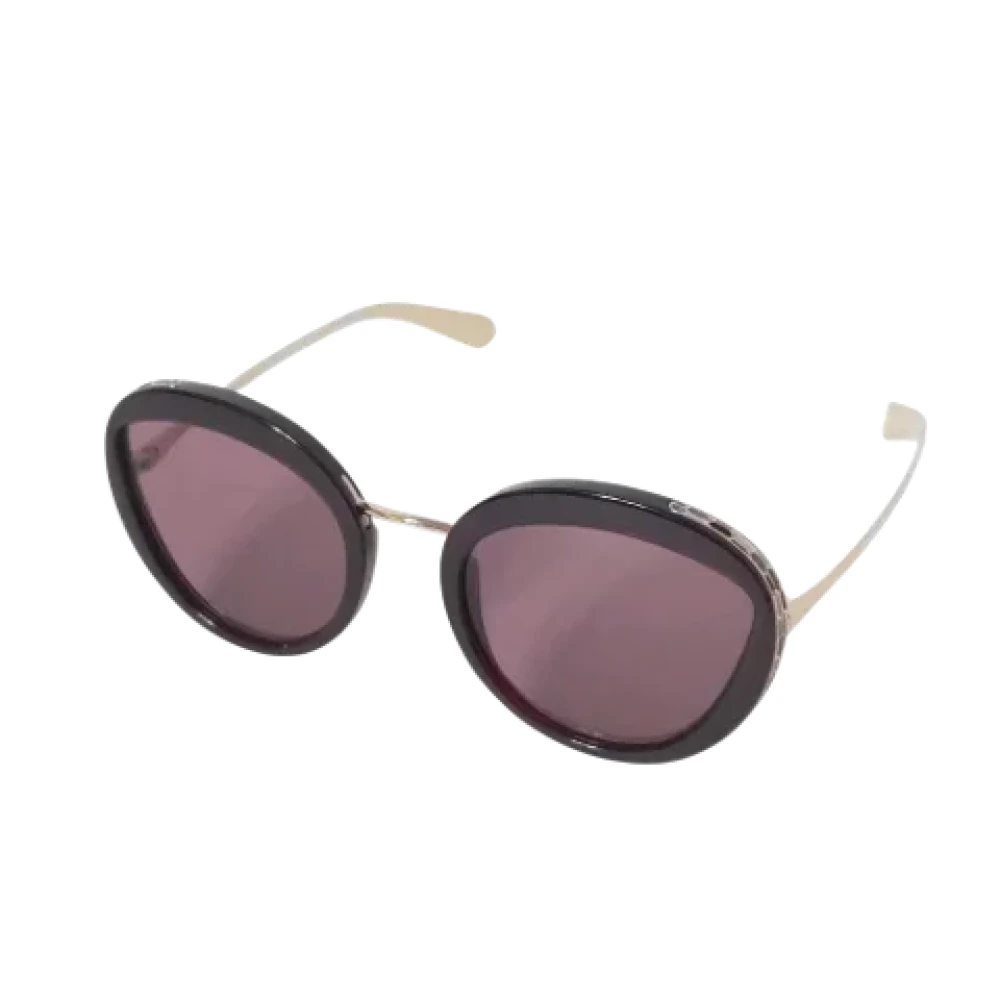 Bvlgari Vintage Pre-owned Plastic sunglasses Purple Dames