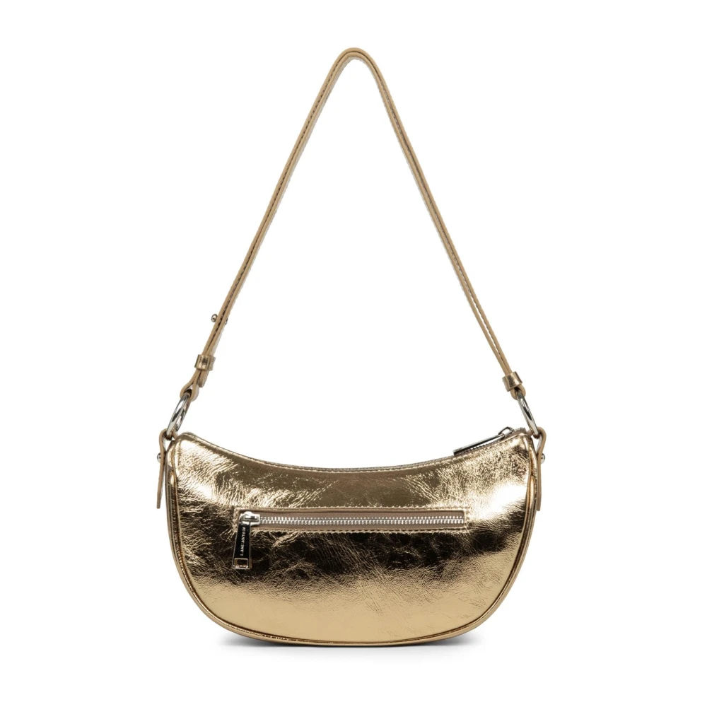 Lancaster Mode FIrenze Halve Maan Rits Tas Orange Dames