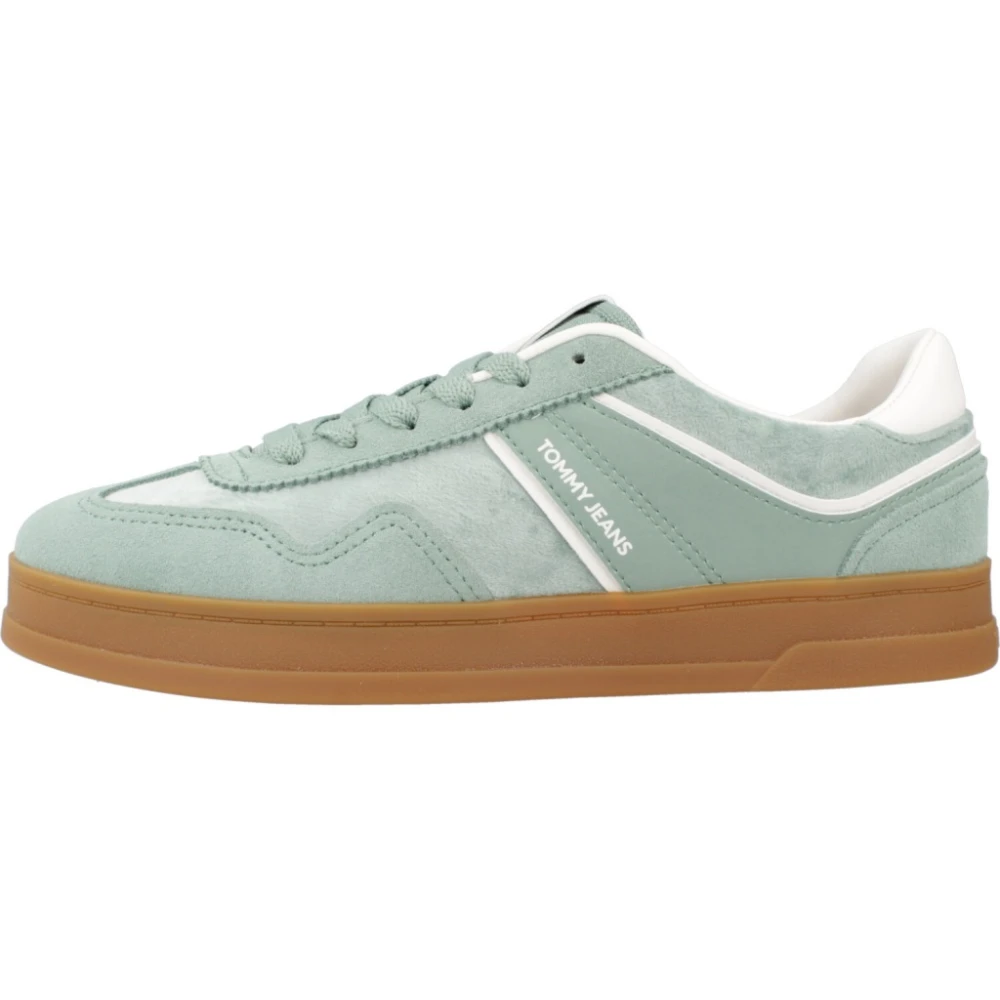 Tommy Jeans Greenwich Sneakers Dames Schoenen Groen
