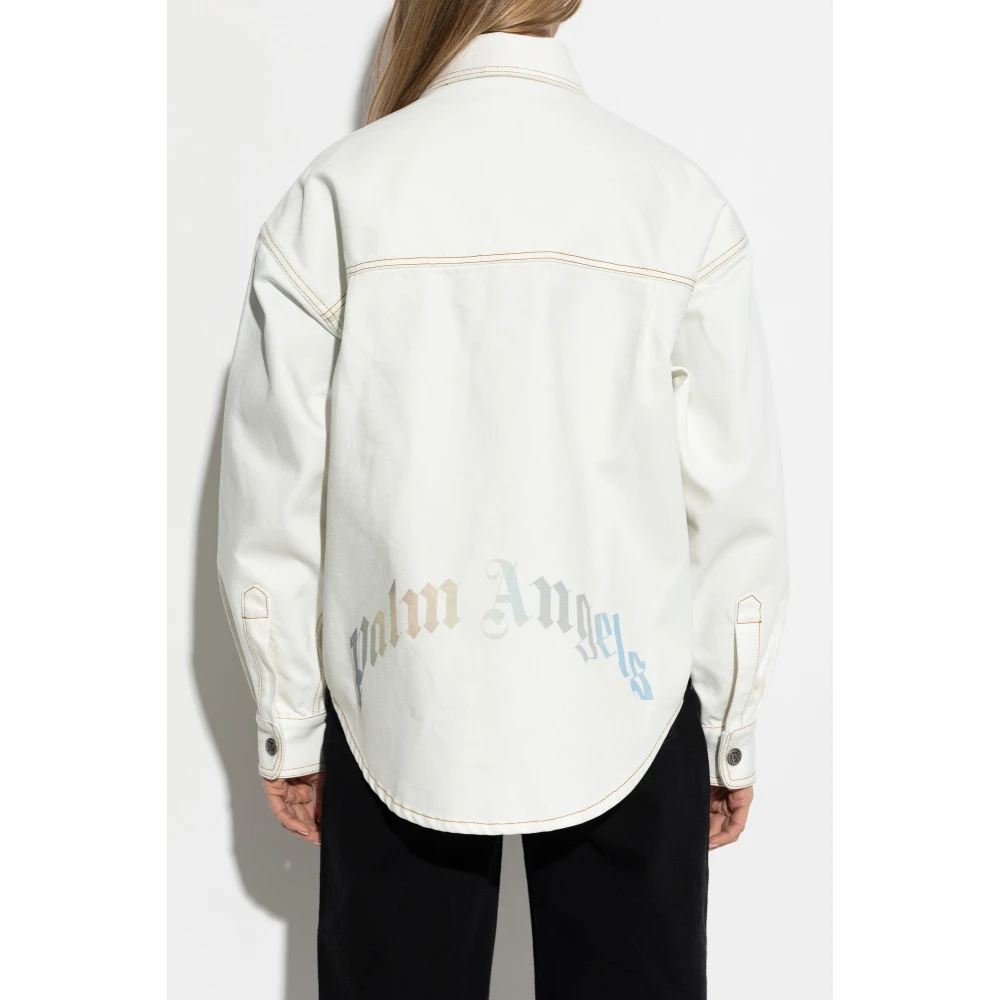 Palm Angels Jas met print Multicolor Dames