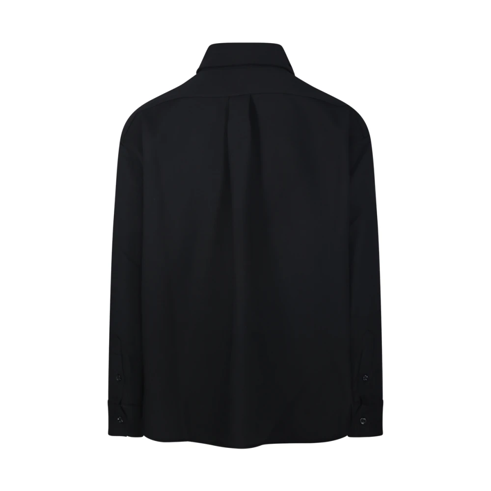 Emporio Armani Nero Shirt voor Mannen Black Heren