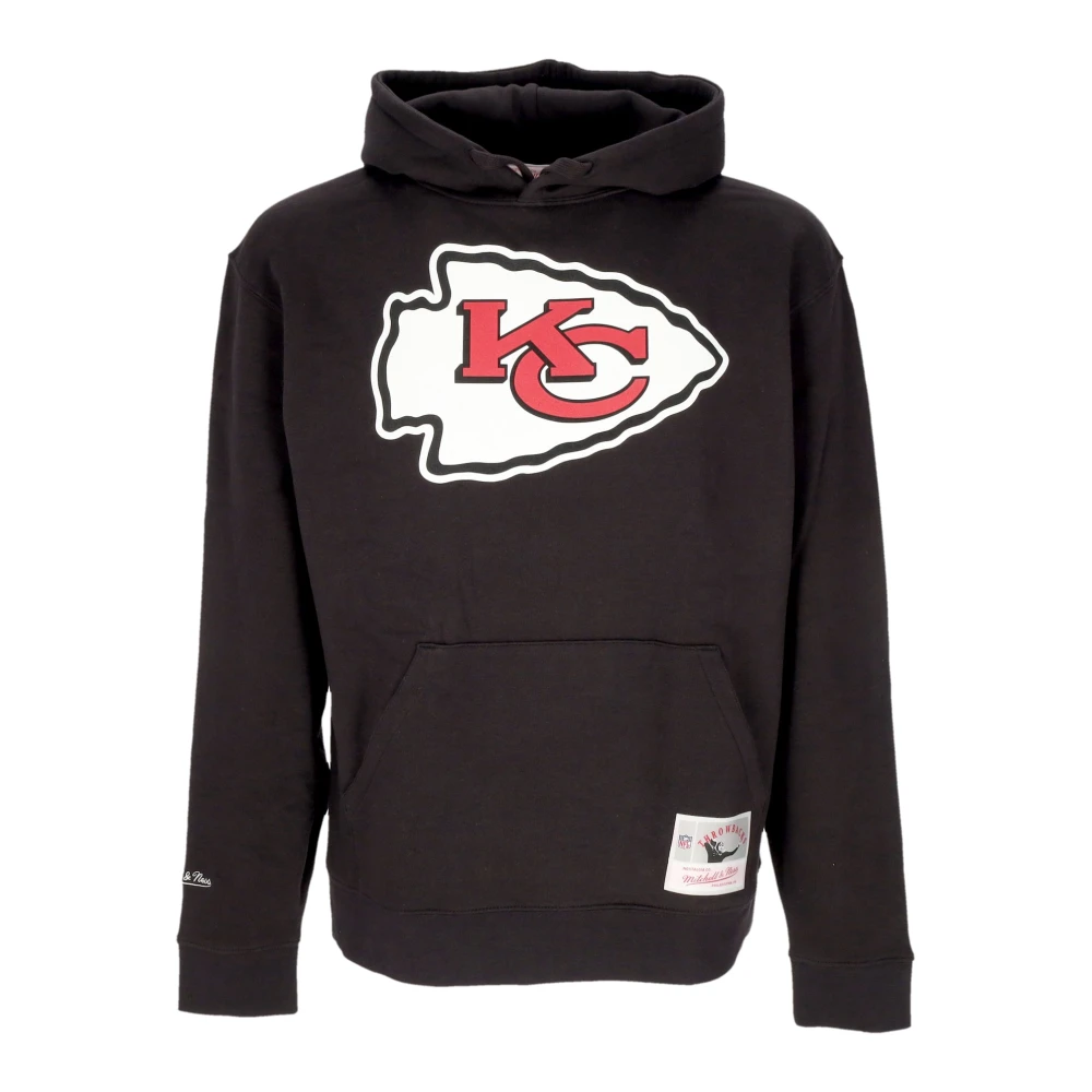 Mitchell & Ness Kansas City Chiefs Logo Hoodie Black Heren