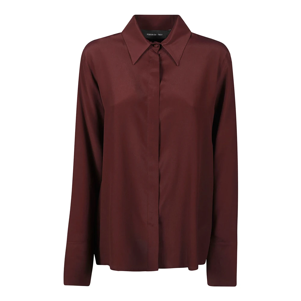 Federica Tosi Stijlvolle longsleeve Red Dames