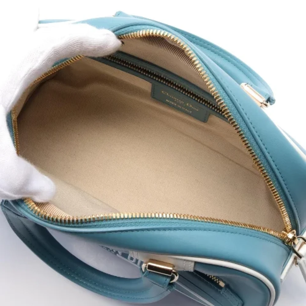 Dior Vintage Pre-owned Leather dior-bags Green Dames