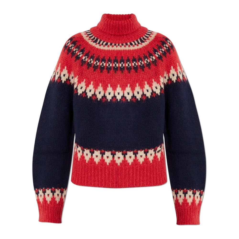 Dsquared2 Wollen Turtleneck Multicolor Dames