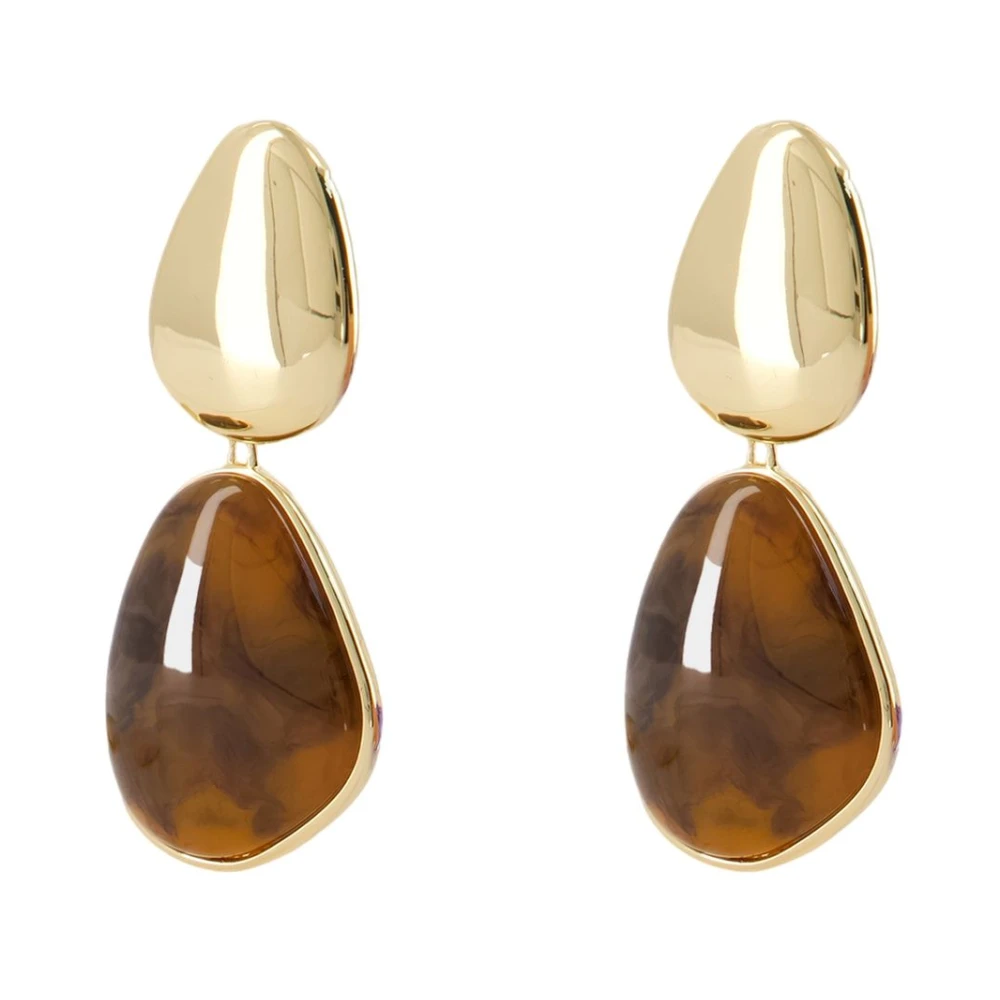 Self Portrait Women's Tiger Eye Tiered Earrings