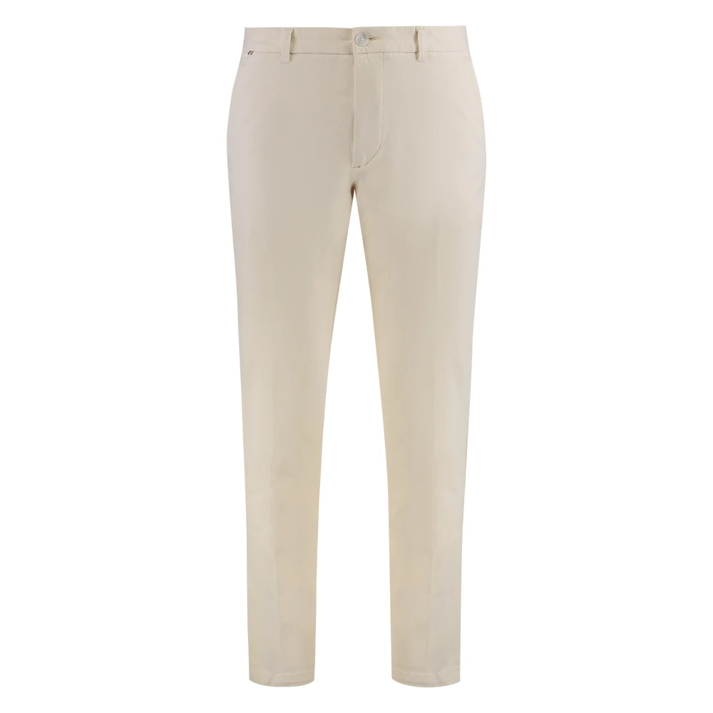 Hugo Men's Beige Slim-Fit Trousers, W38, Slim Line Trousers