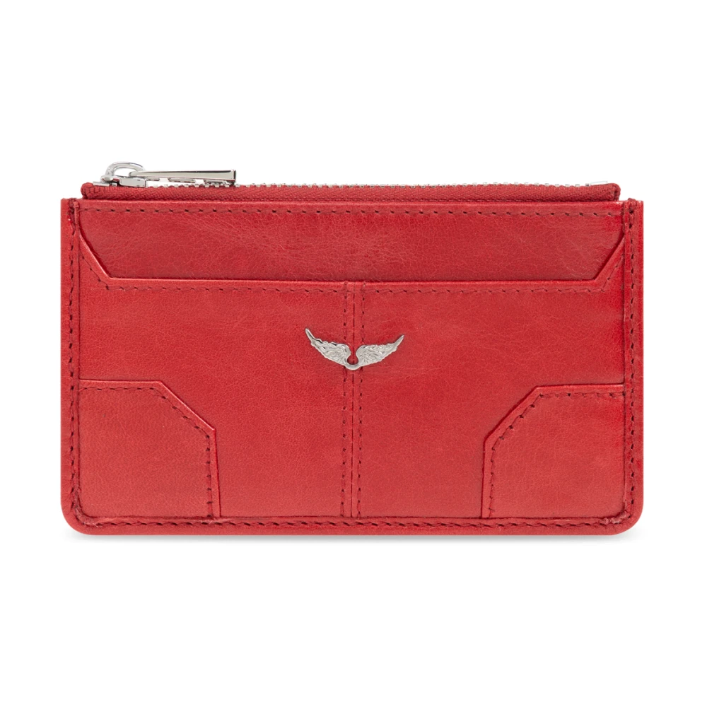 Zadig & Voltaire Leren portemonnee Red Dames