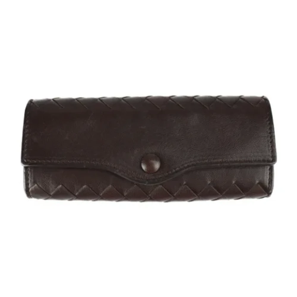 Bottega Veneta Vintage Pre-owned Leather key-holders Brown Dames