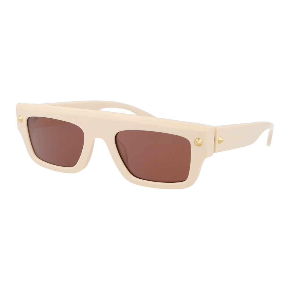 Alexander Mcqueen Unisex Beige Stylish Sunglasses Am0427s - Sunglasses - 52 Mm - Accessories