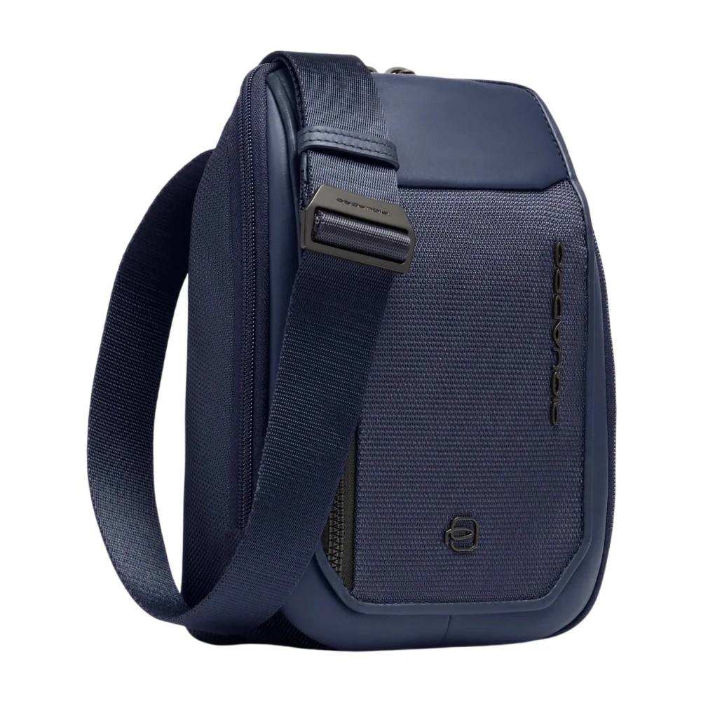 Piquadro Men's Blue Ipad Mini Bag - Cross Body Messenger - One Size - Bags