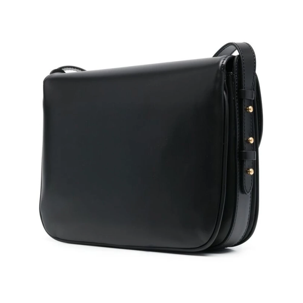 Soeur Mini Bellissima Leren Schoudertas Black Dames