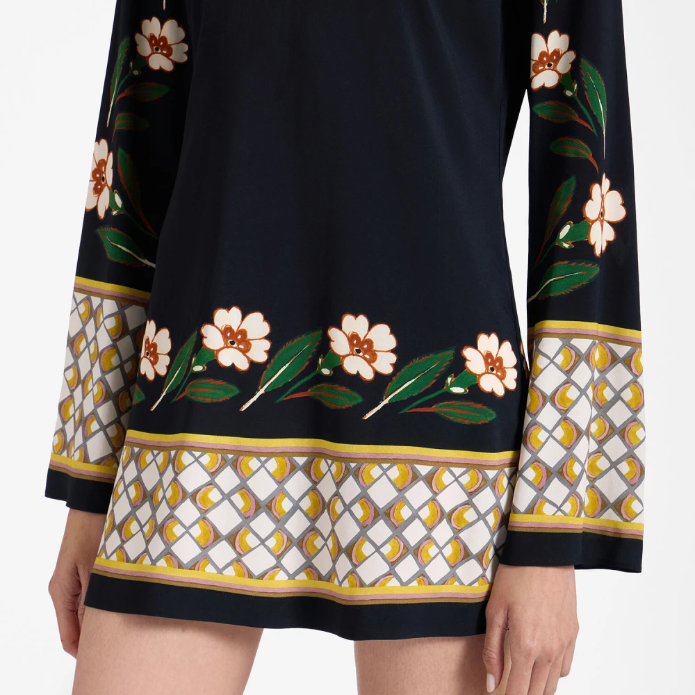 La DoubleJ Mini Supreme Swing Jurk Black Dames