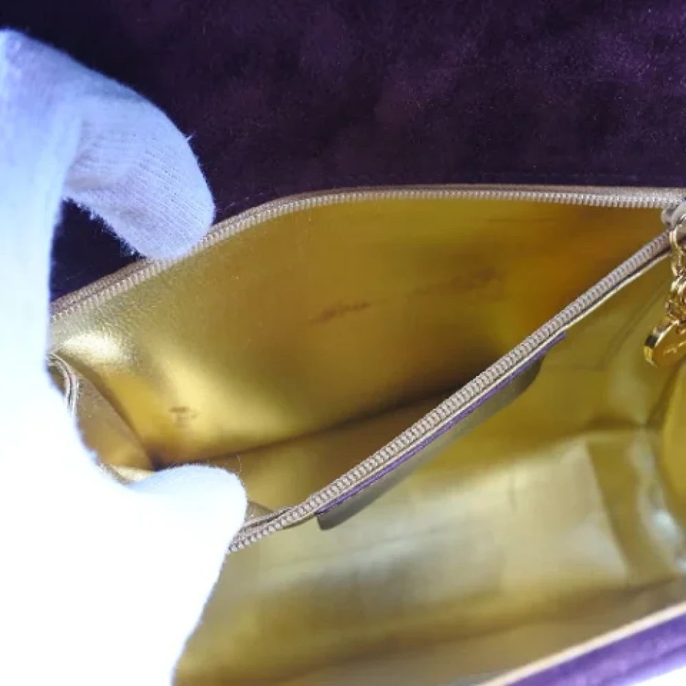 Salvatore Ferragamo Pre-owned Leather shoulder-bags Brown Dames