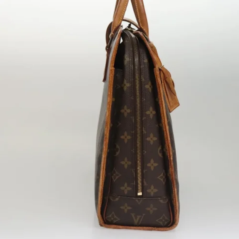 Louis Vuitton Vintage Pre-owned Canvas handbags Brown Dames