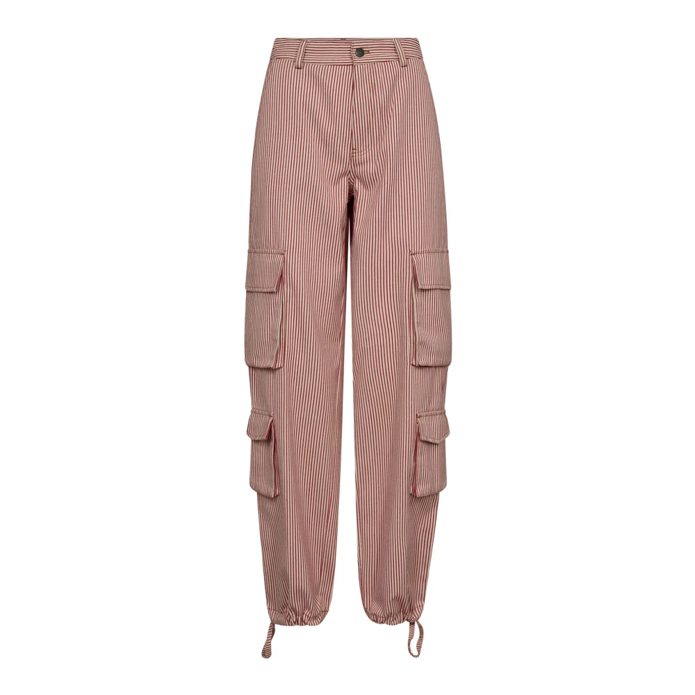 Co'Couture Cargo Broek met Gestreepte Print Multicolor Dames