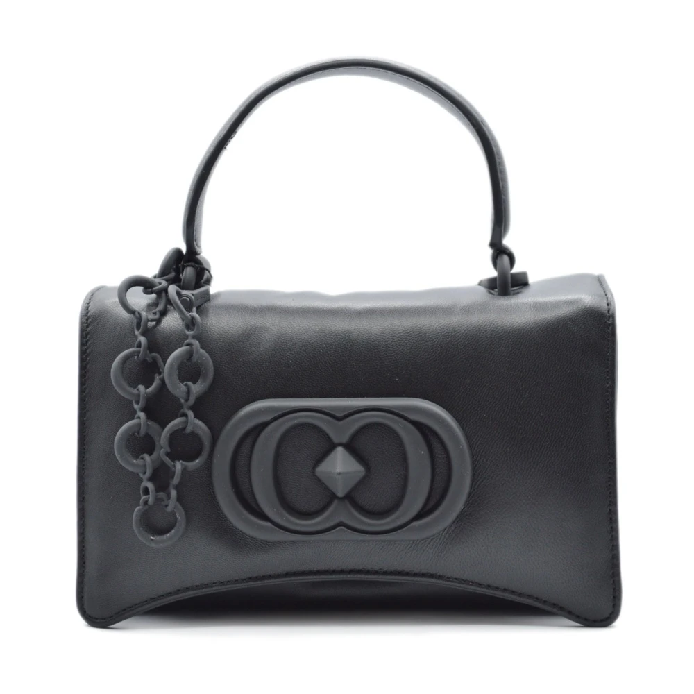La Carrie Iconische Leren Shopper Tas Black Dames