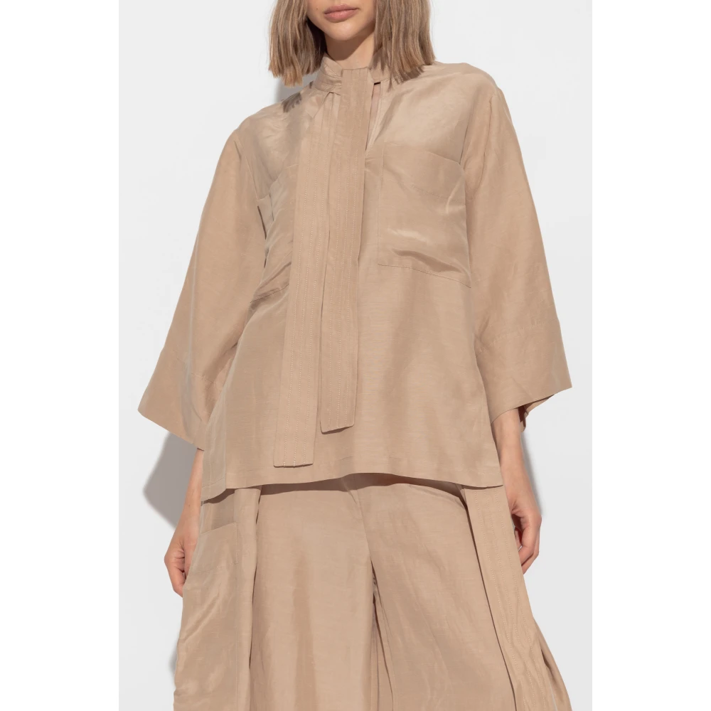 By Malene Birger Dakote Shirt By Herenne Birger Beige Dames