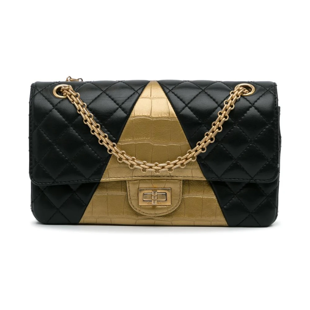 Chanel Vintage Women's Pre-Owned Chanel 19 Two-Tone Quilted Bag