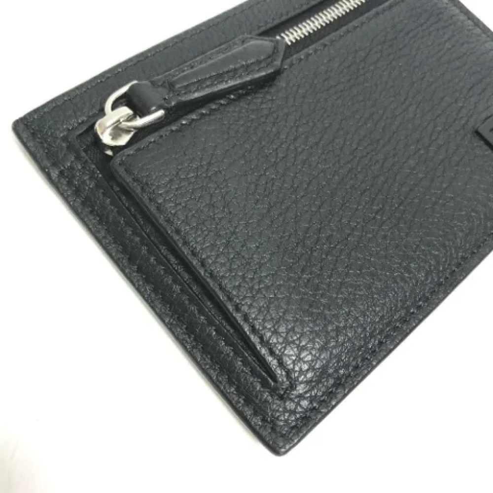 Fendi Vintage Pre-owned Leather wallets Black Heren