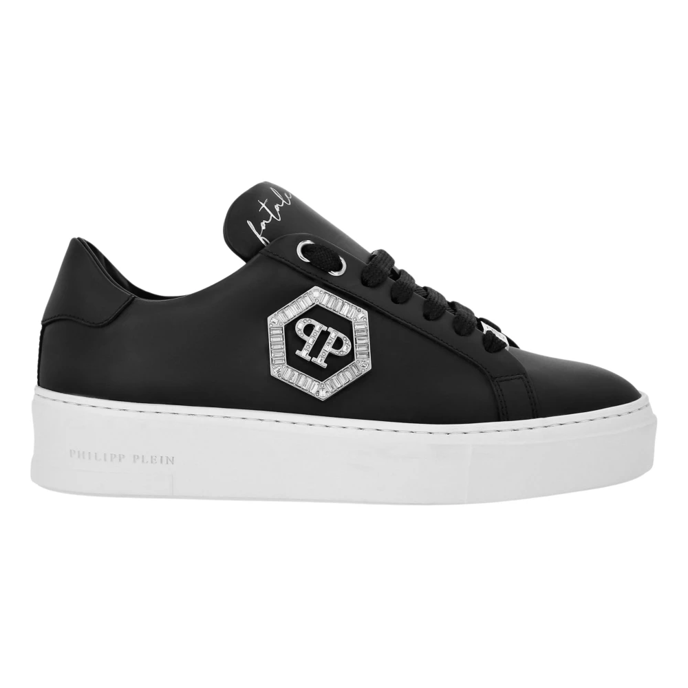 Philipp Plein Lo-Top Sneakers Crystal Fatale Dames Schoenen Zwart
