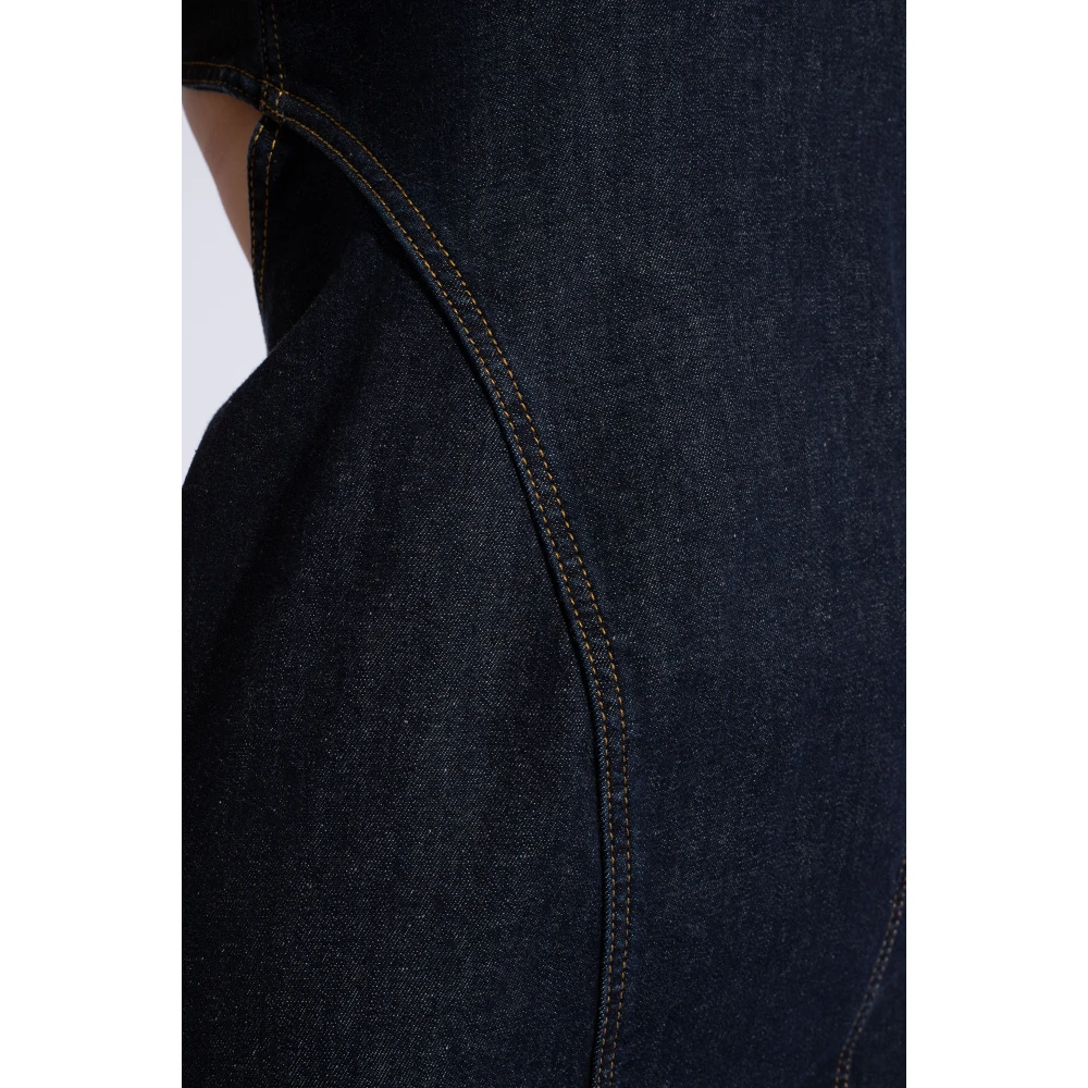 Alaïa Denim jurk Blue Dames