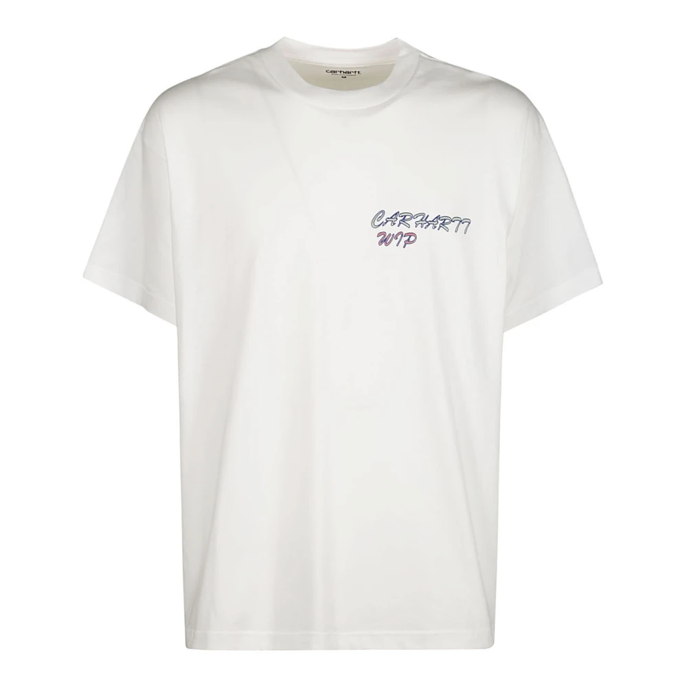 Carhartt WIP Gelato T-Shirt Wit Logo Print White Heren