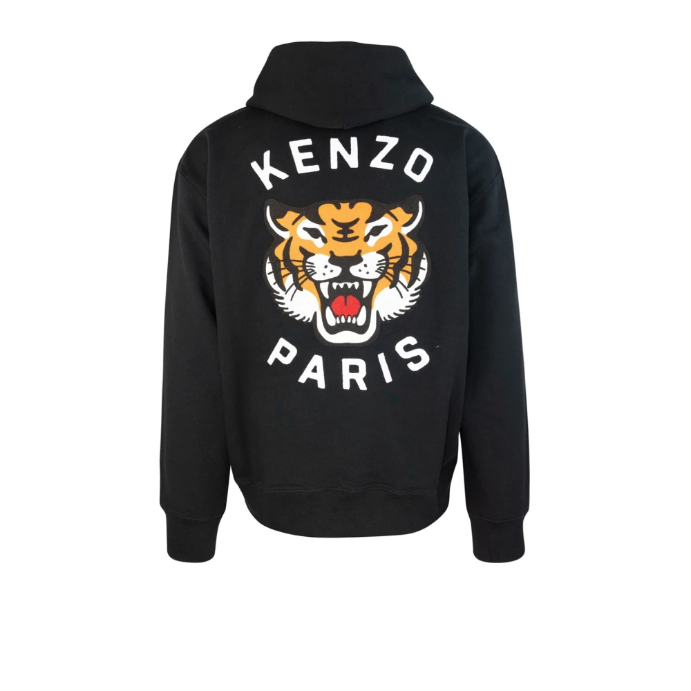 Kenzo Lucky Tiger Hoodie Zwart Black Heren