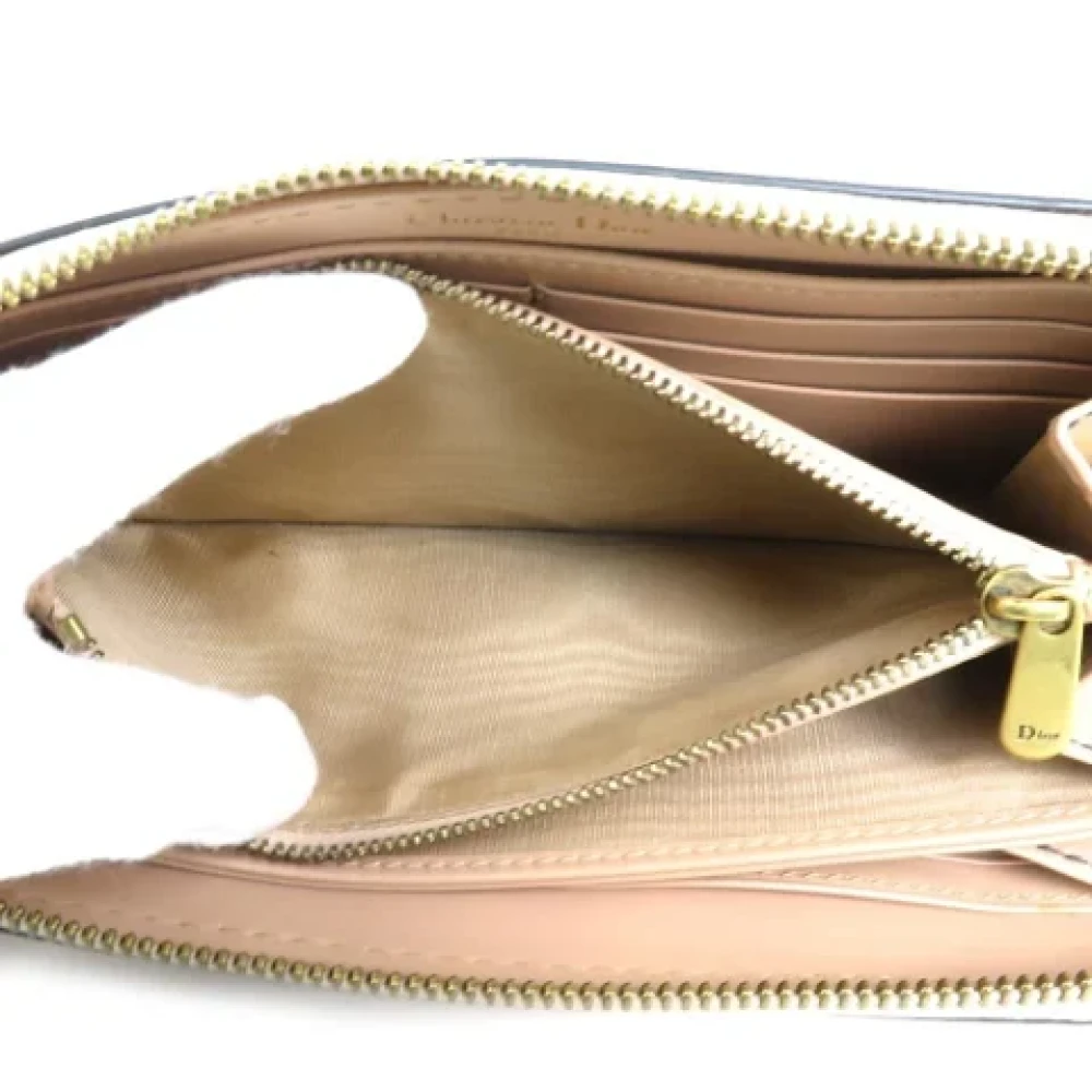 Dior Vintage Pre-owned Leather wallets Pink Dames