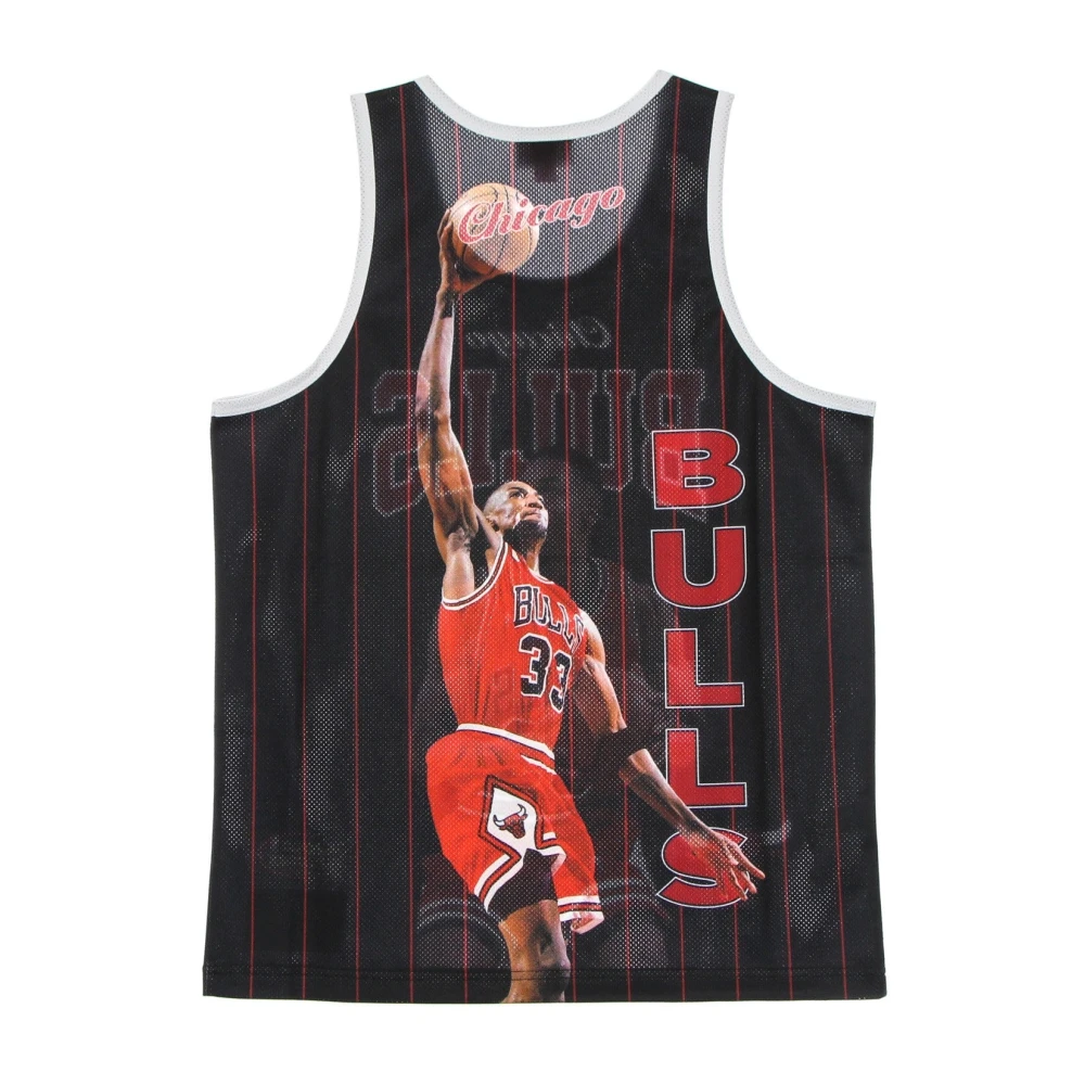 Mitchell & Ness Chicago Bulls Tank Top Scottie Pippen Black Heren
