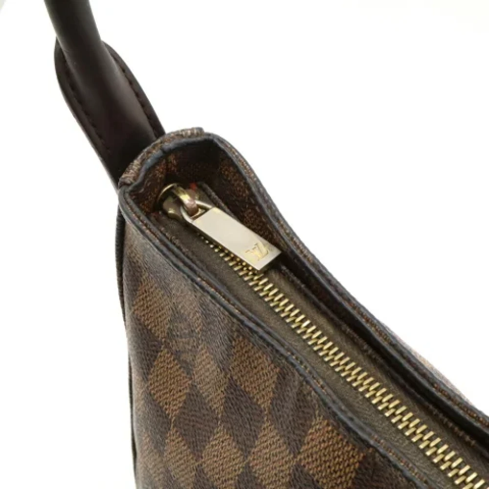 Louis Vuitton Vintage Pre-owned Plastic handbags Brown Dames