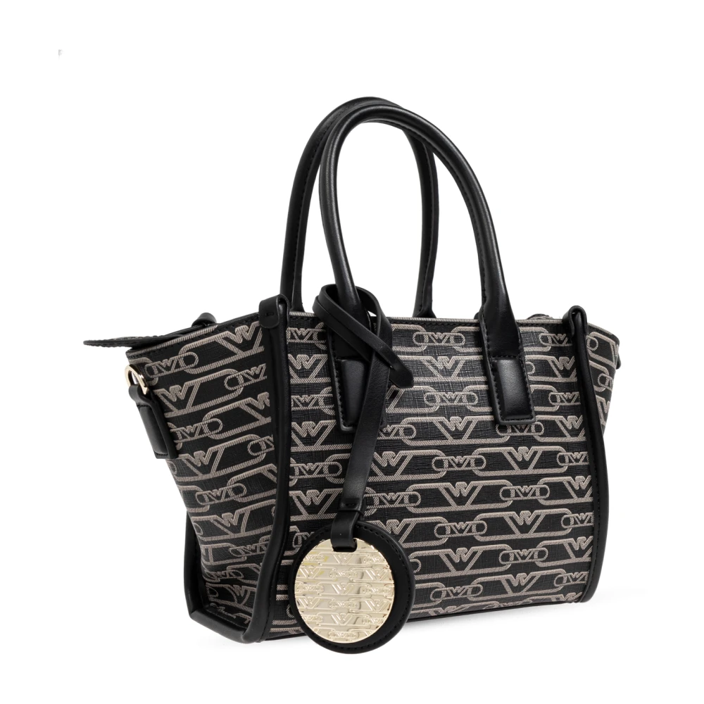 Emporio Armani Schoudertas met monogram Black Dames