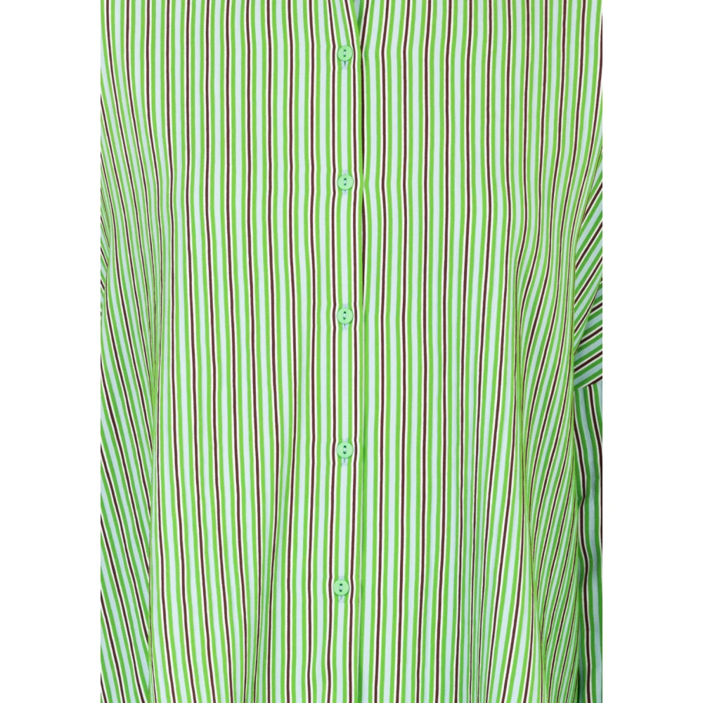 NIU Gele Rechthoekige Shirt Green Dames