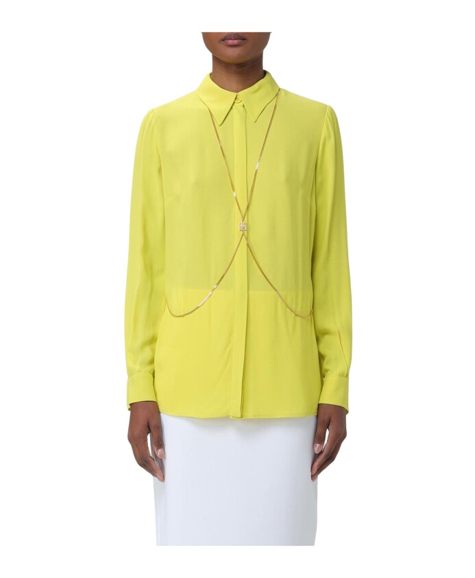 chemisier-en-soie-jaune-coupe-tailleur