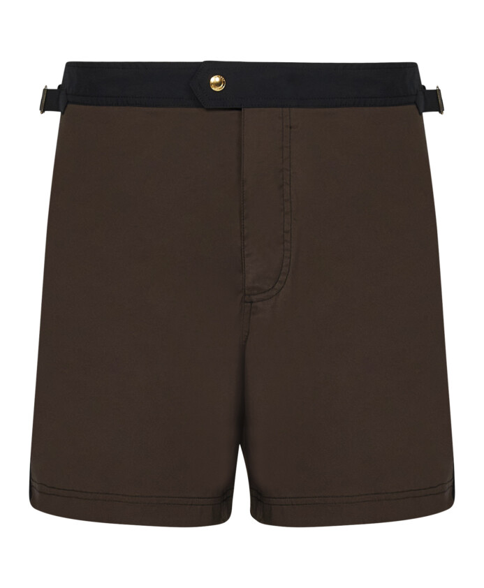 luxe-bruine-zwemshorts