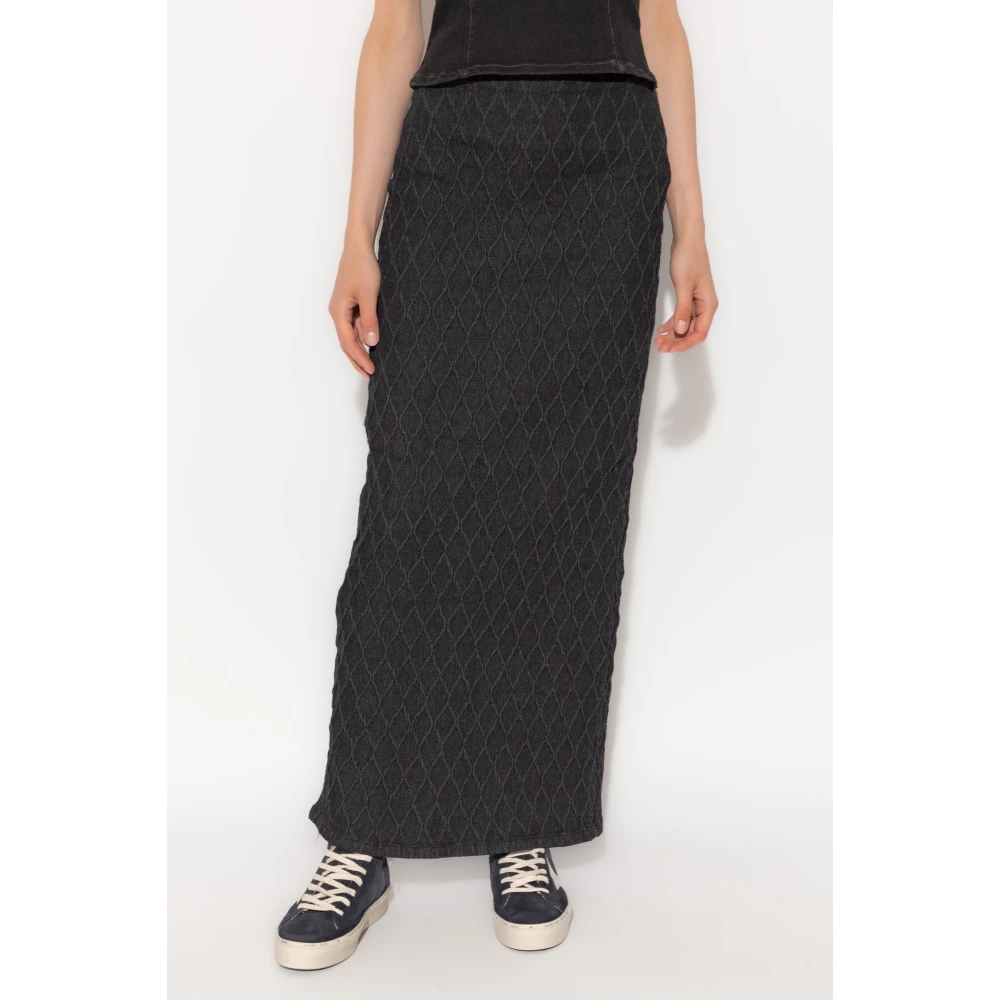 Gestuz Rozeringz Denim Rok Black Dames