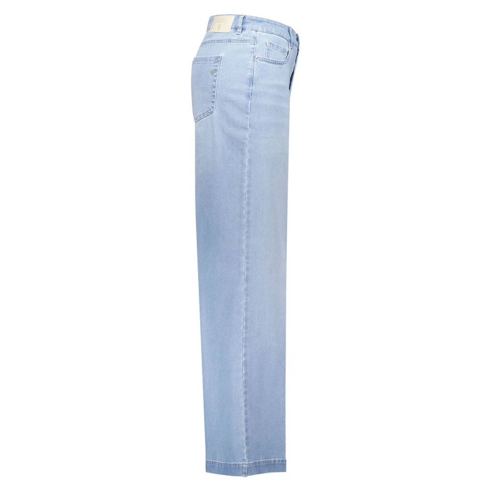 Gardeur Wijde Pijp Vrouwelijke Broek Feliza7 Blue Dames