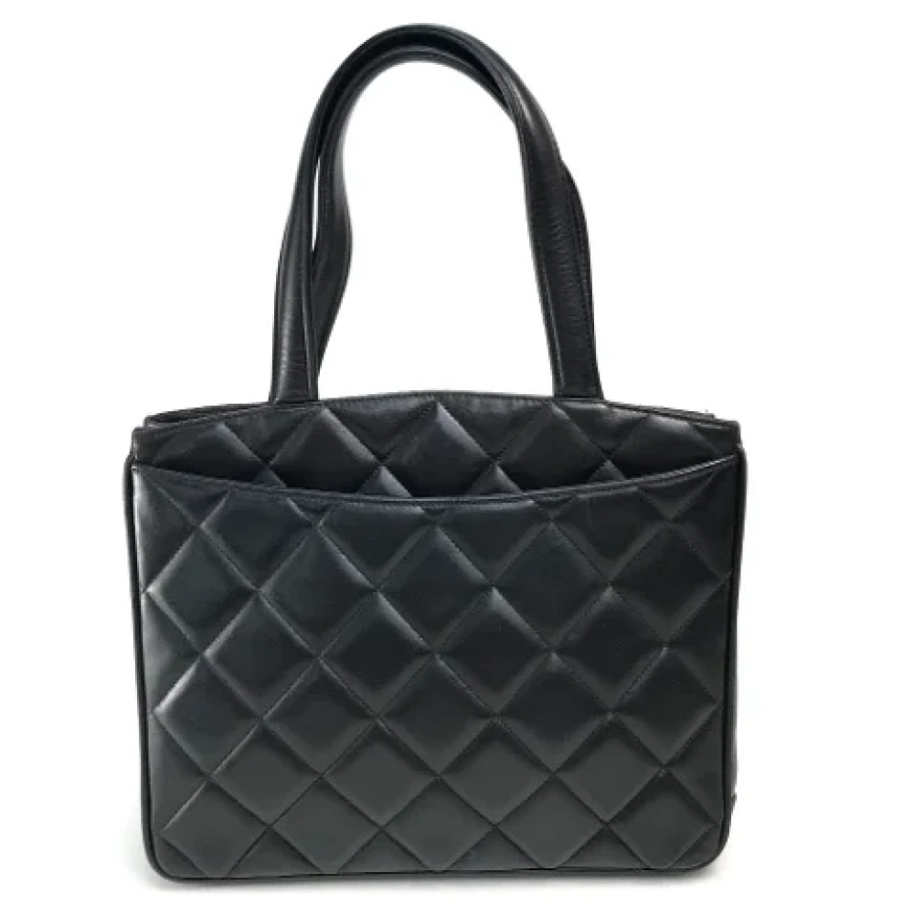 Chanel Vintage Pre-owned Leather chanel-bags Black Dames