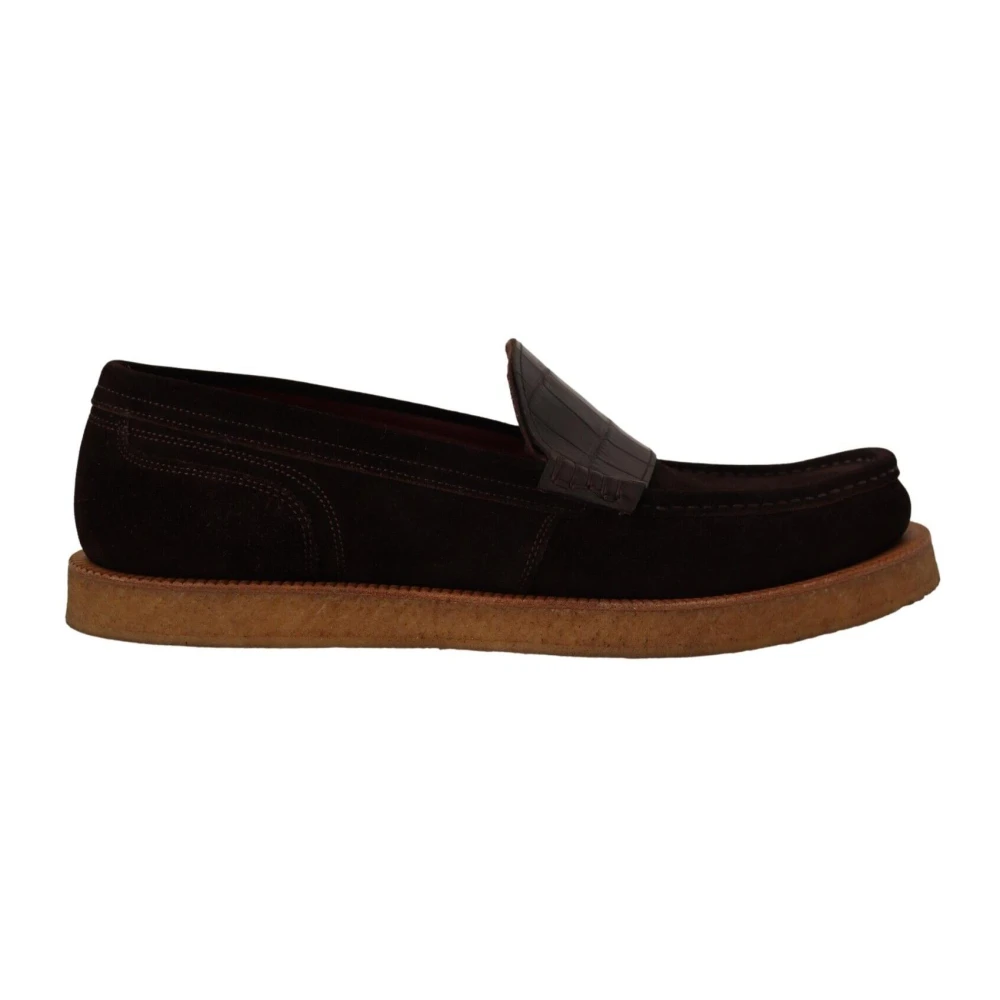 Dolce & Gabbana Uomo Marrone Scarpe, 44 Eu, New,