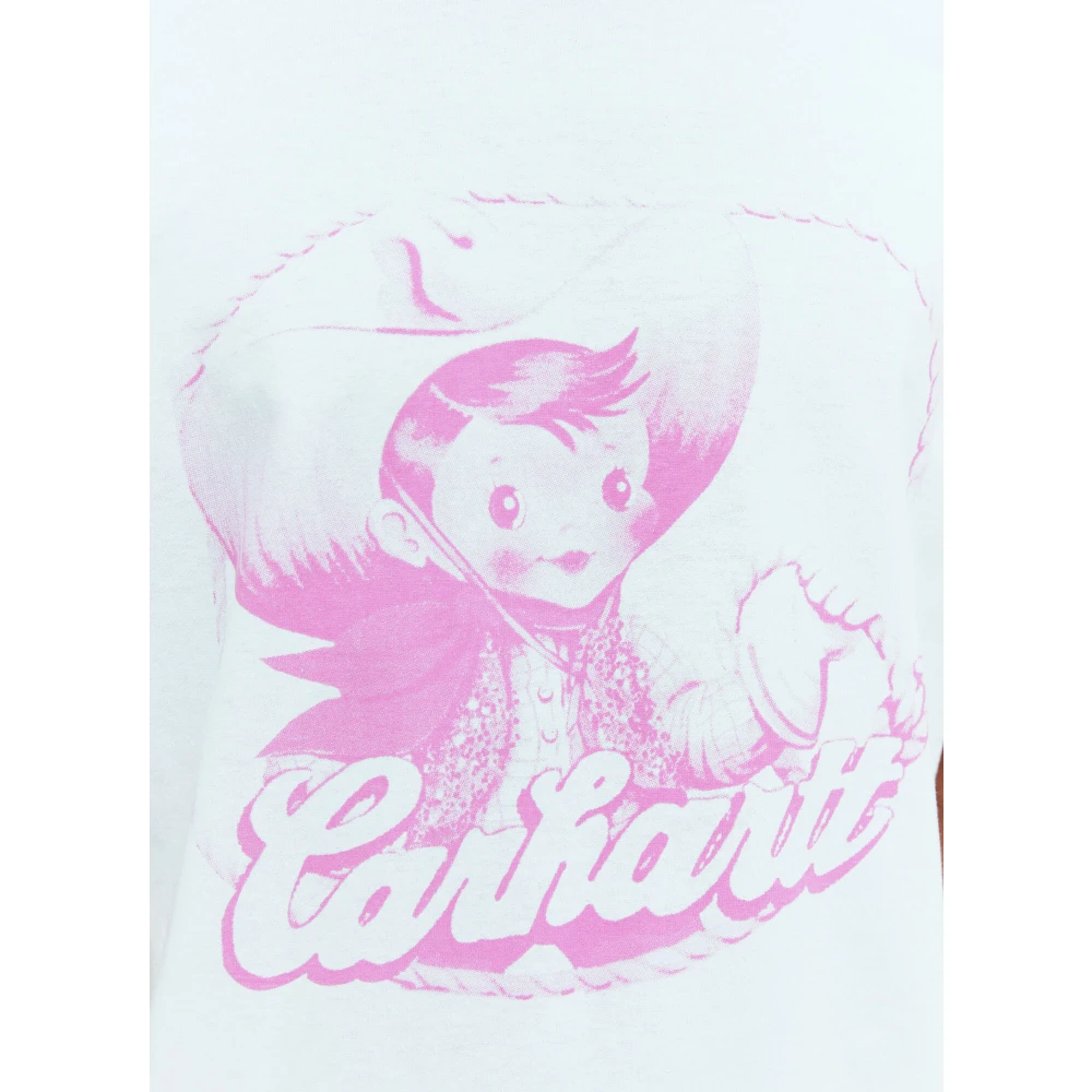 Carhartt WIP Grafische Print Katoenen T-shirt White Heren