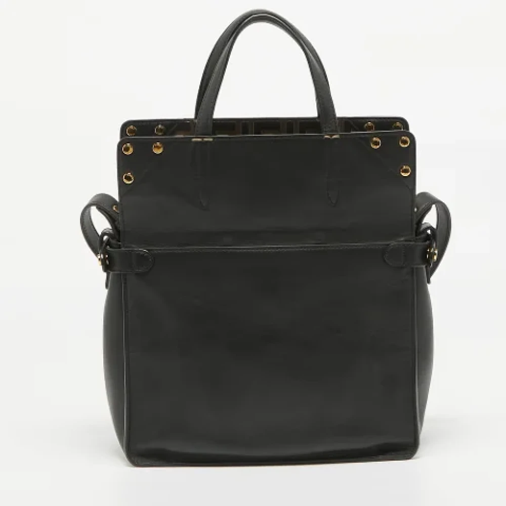 Fendi Vintage Pre-owned Leather fendi-bags Black Dames