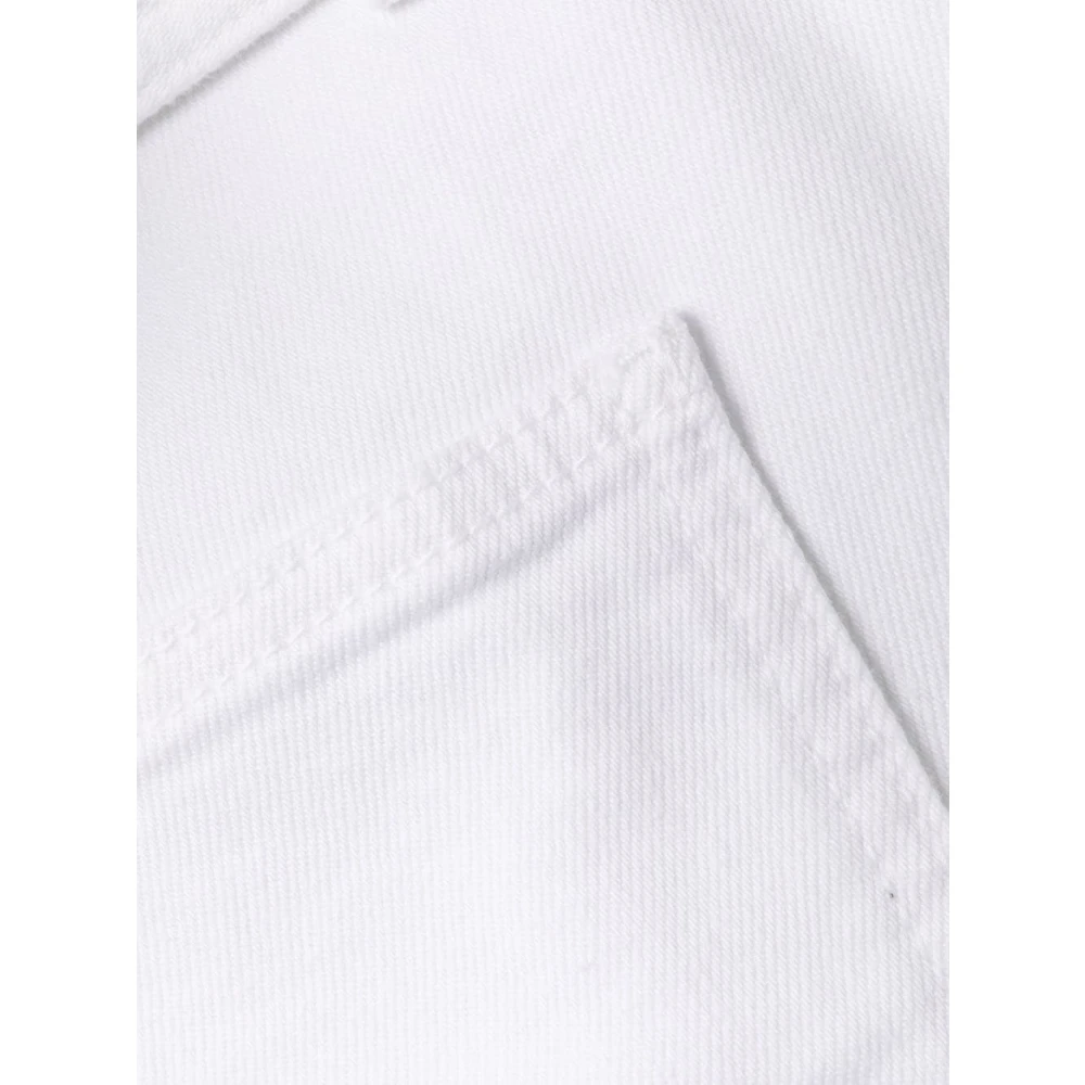 P.a.r.o.s.h. Elegante Witte Katoenen Broek White Dames