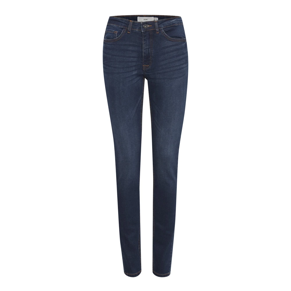 Ichi Women's Blue Skinny Fit Jeans, W28 L32, Skinny Jeans